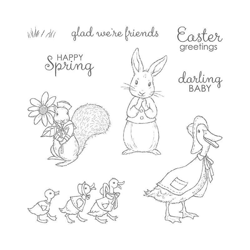 Easter Duck Rabbit Silica Seal Cutter Dies Scrapbooking DIY PhotoAlbum Decor