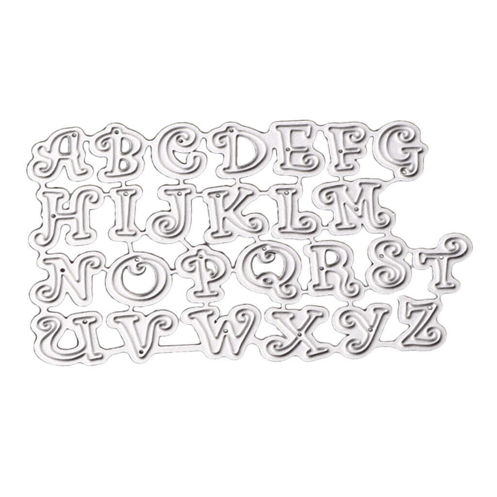 Alphabet Metal Cutting Dies Stencil Scrapbooking Paper Card Embossing Craft