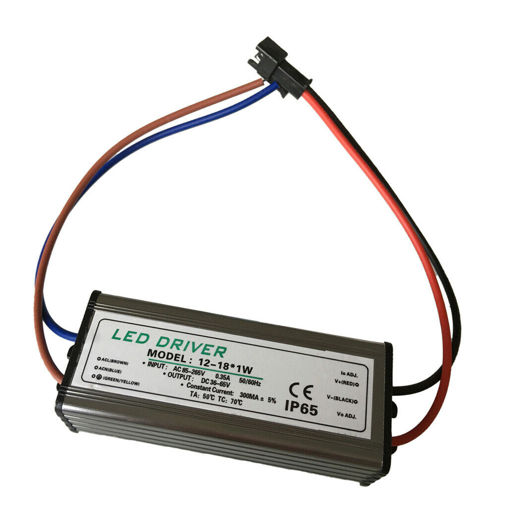 12-18 W 300mA Constant Power Supply LED Driver AC85-265V(IN) To DC36-63(Out)