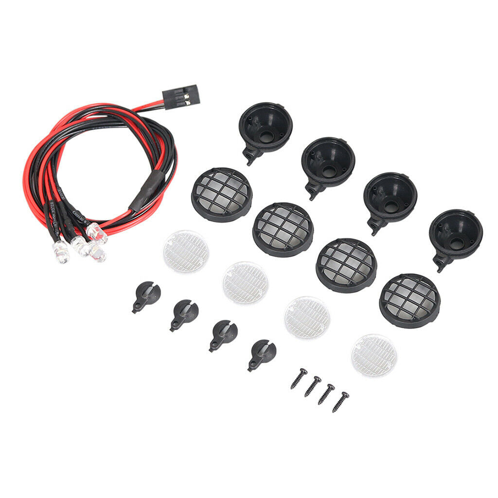 4pcs LED Truck Roof Light Environmental Protection and Durability for 1/10 RC