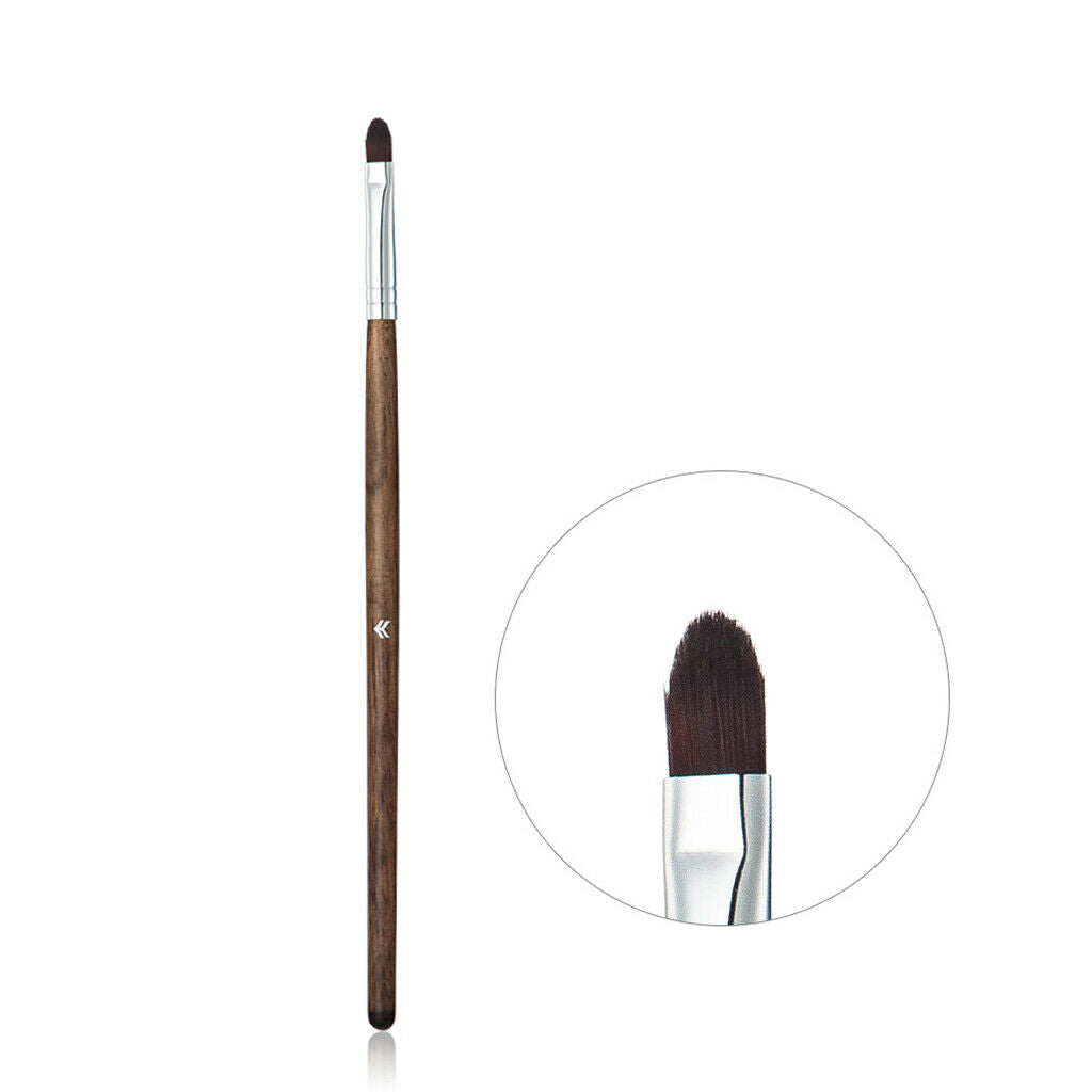 Wooden Handle Makeup Brush for Lip Eye Concealer Highlight Eyeliner Comestic