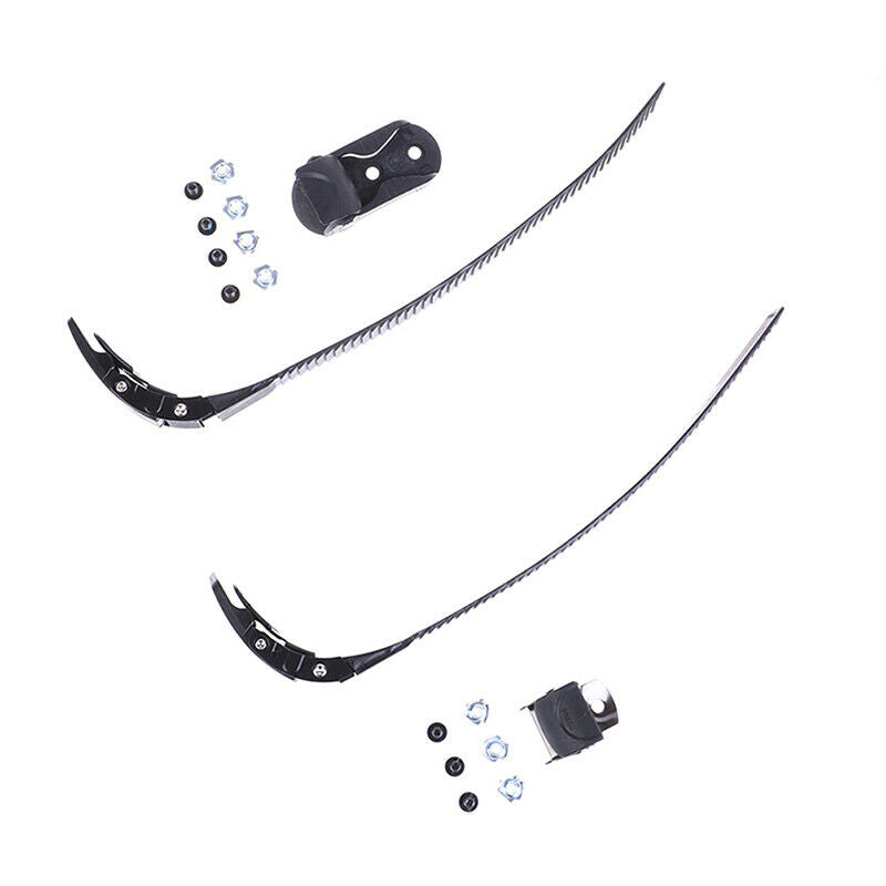 2Sets PP Inline Roller Skate Strap Buckle with Clamp Screws Nut AccessoriesSJCA