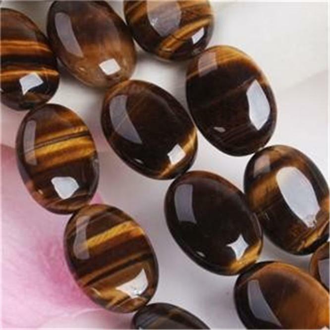 Nature African roar 13x18mm TIGER's EYE OVAL LOOSE BEADS 15inch AAA
