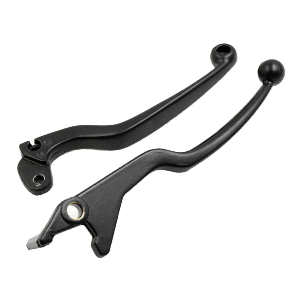 2pcs Handle Grip Metal Clutch Lever For for Suzuki Motor 125cc GN125 GS125 Black