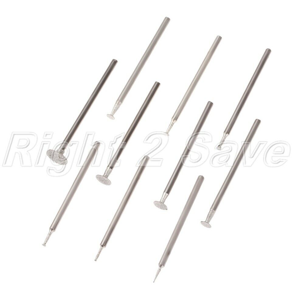 High Quality Ultra-Thin T Head Grinding Drill Bit Kit Carving Jade Stone Metal