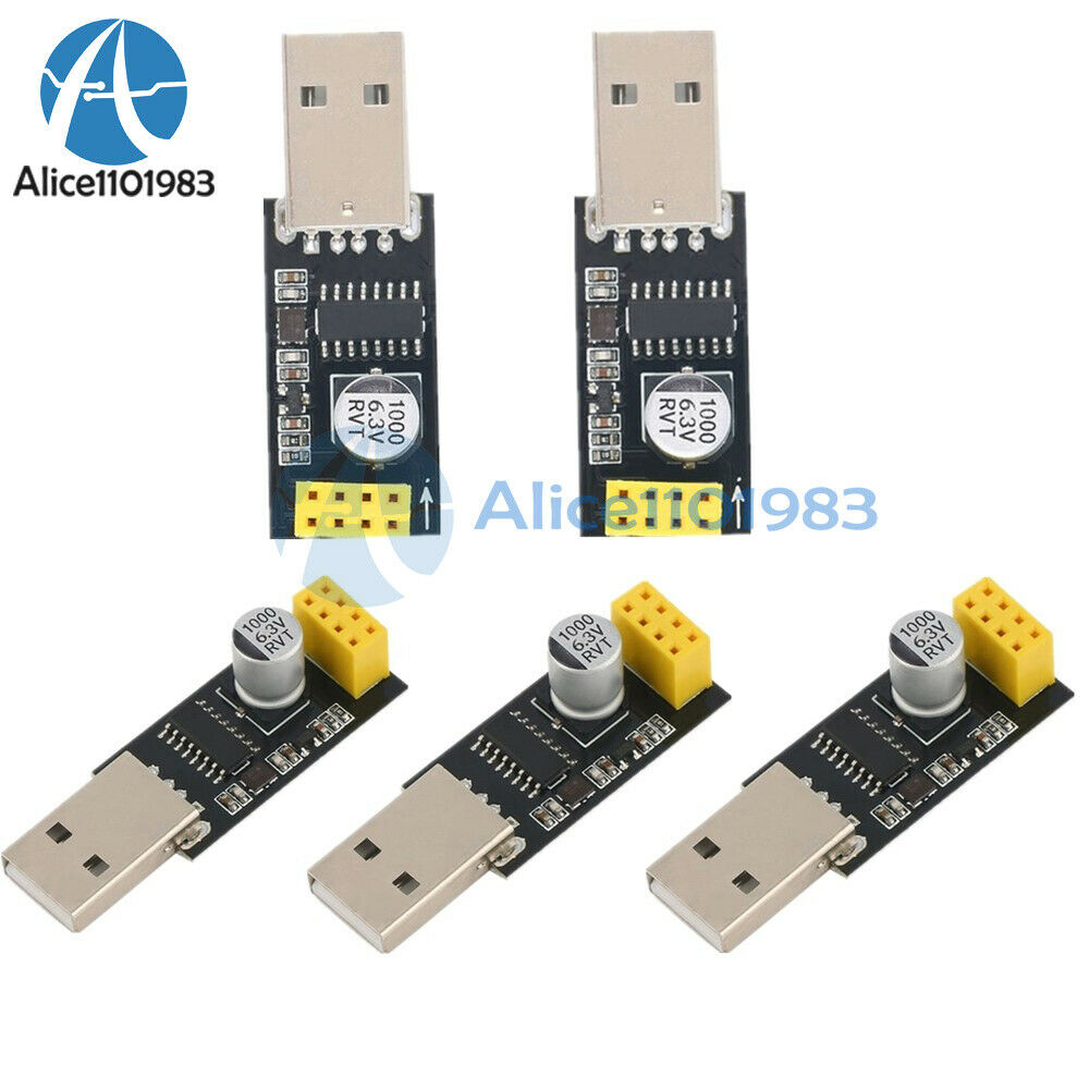 5PCS USB to ESP8266 Serial Wireless Wifi Module Developent Board Adapter