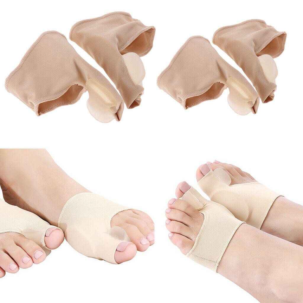 2 Pairs Elastic Hallux Valgus Socks Straightener Foot Care Relieve Fatigue