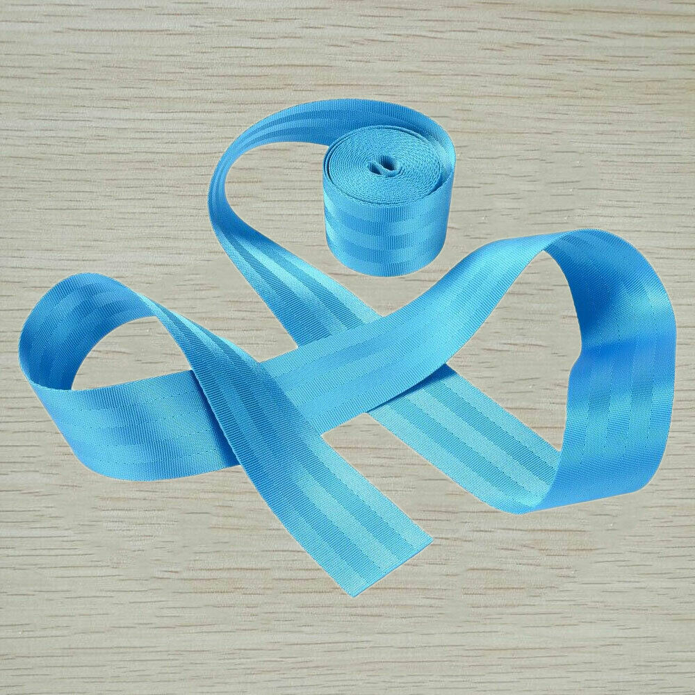 seat belts sky blue 3.6m/roll harness 3 point auto racing safety retractable lap