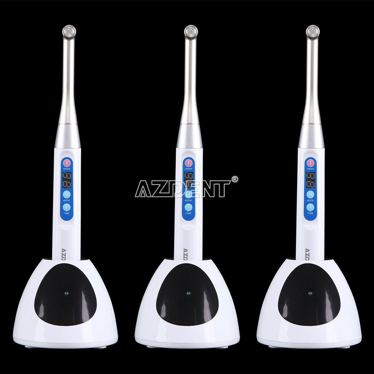 3X Dental Cordless iLed Curing Light Lamp 1 Second Cure 5W LED 2300mW/c㎡ White