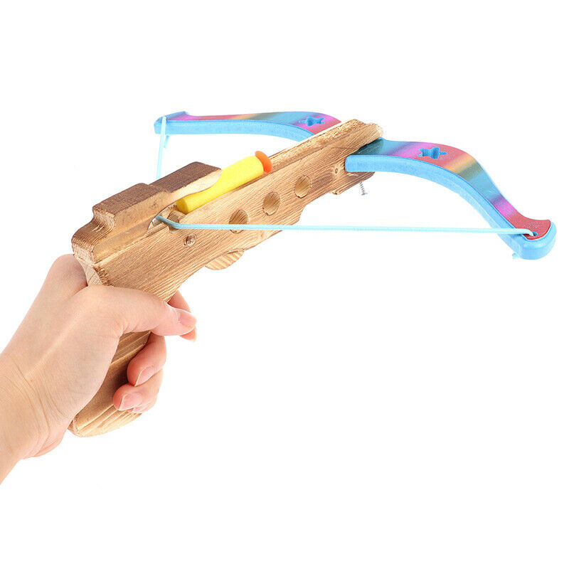 Practical Jokes Mini Launcher Toys Soft Bullet Gun Decompress Wire Bowstring  Fx