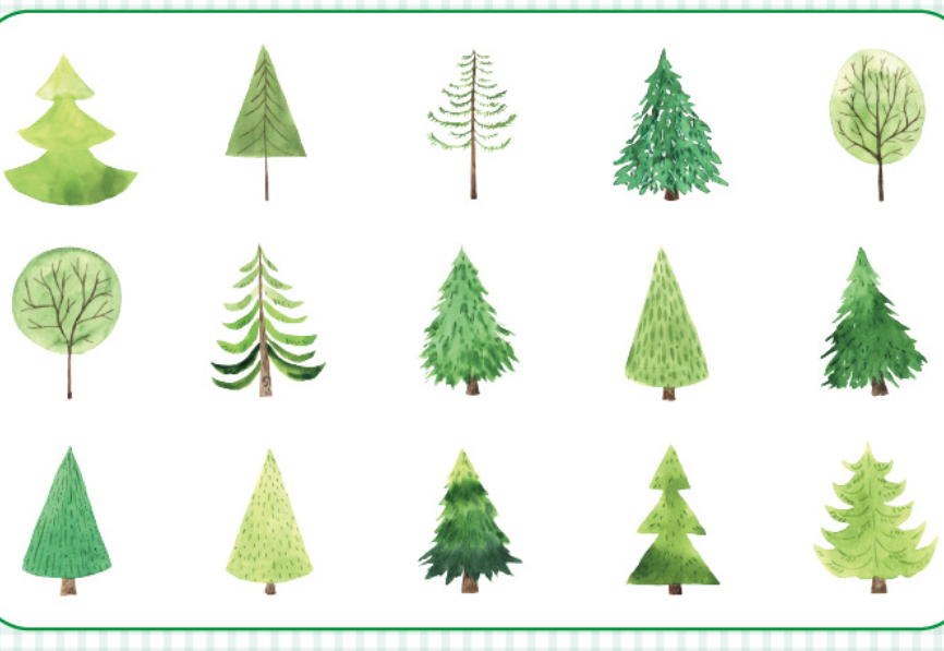 45pcs/pack Green forest Series Stickers sheet Craft Decoration Scrapbooking