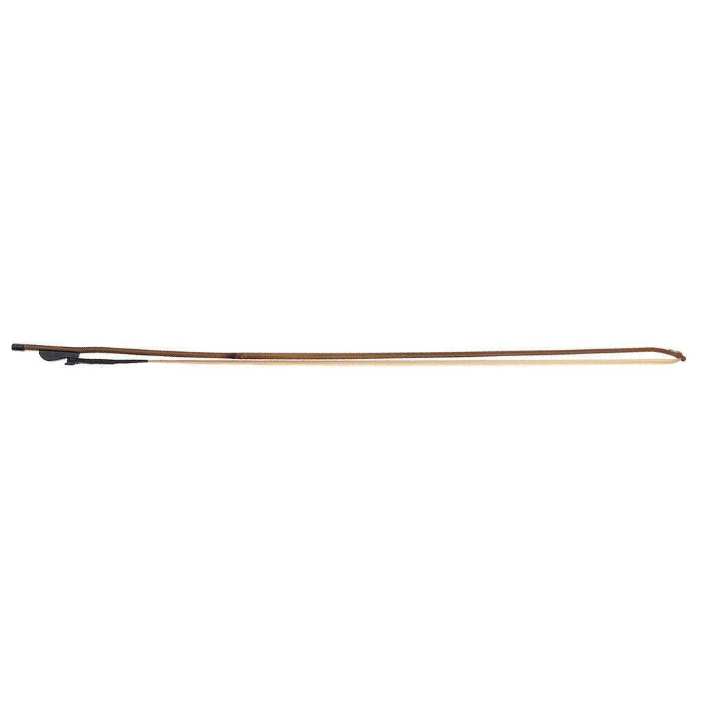 Chinese Erhu Bow Violin Bow Natural Bamboo&White Horsetail Hair Wood Color