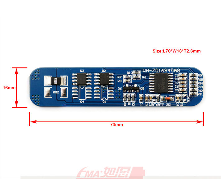 Protection Circuit Module PCM BMS 5A for 5S 18.5V Li-ion Li-Po battery 5S5W001