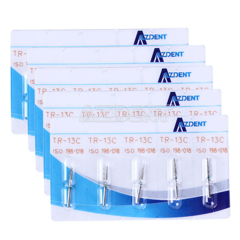 200 Pcs Dental MANI Diamond Burs Drill Tips For High Speed Handpiece 5pcs/Pack