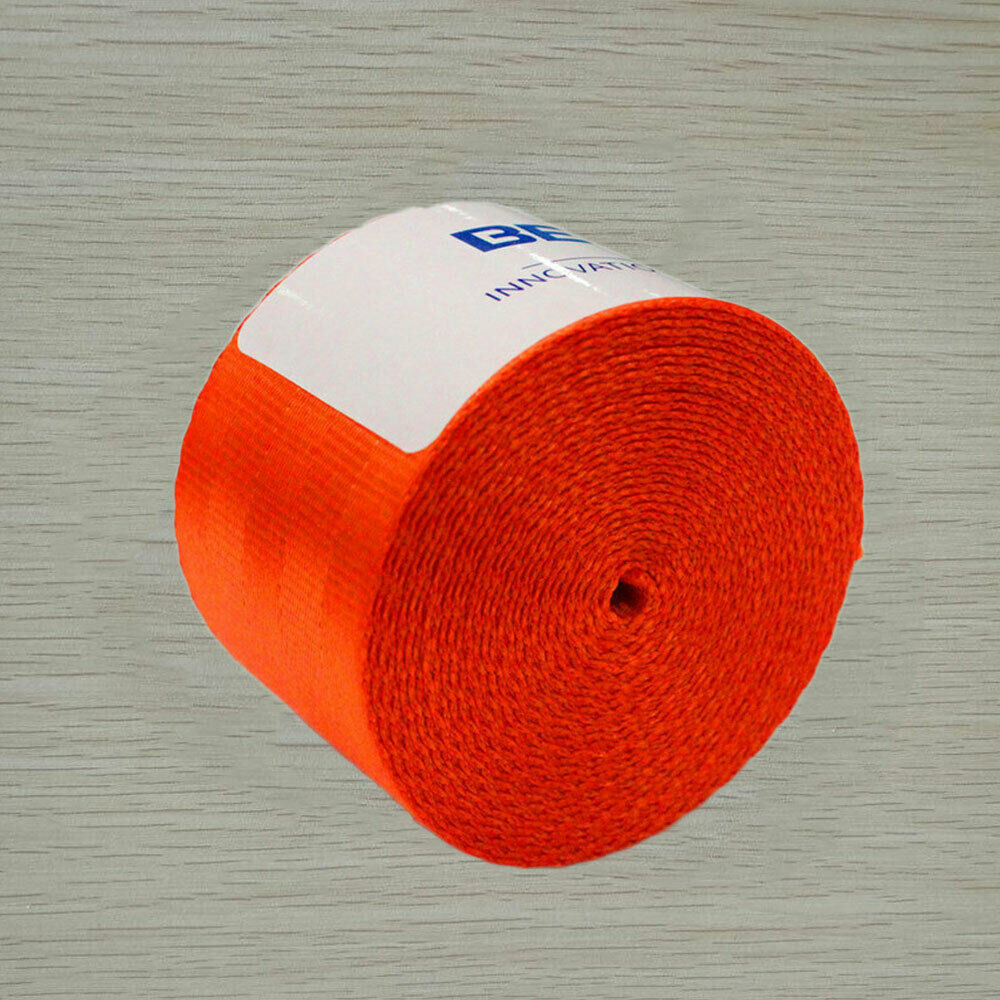 seat belts orange 3.6m webbing 3 point auto racing front safety 360cm polyester