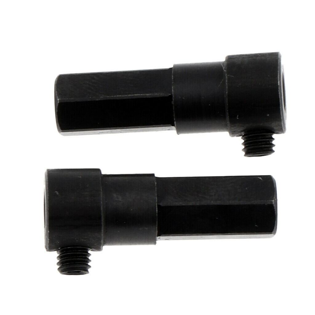 2Pcs Upgrade Rear Axle Shaft Adapter Extension Parts for 1/6 WPL B-16 RC Car