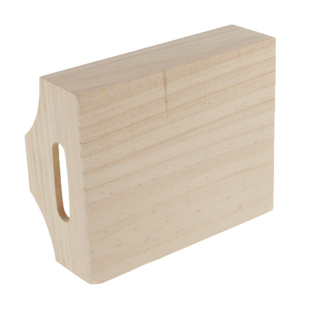 Natural Pine Wood Essential Oil Storage Rack Holder Display Cosmetic Show