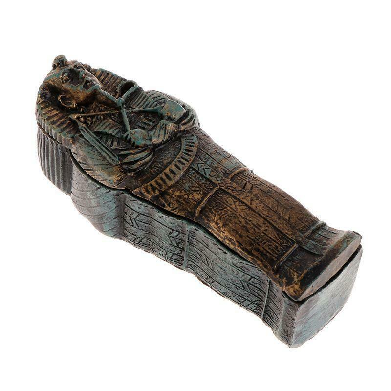 Aquarium Mummy Egypt Fish Tank Landscape Decoration For Reptile Case Hide Play