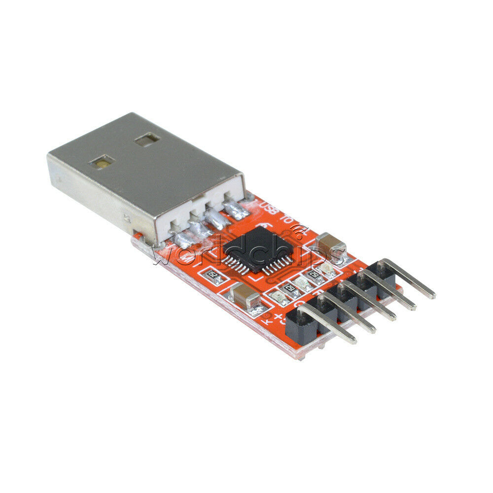 New USB 2.0 to TTL UART 5PIN Module Serial Converter CP2102 STC PRGMR Free cable