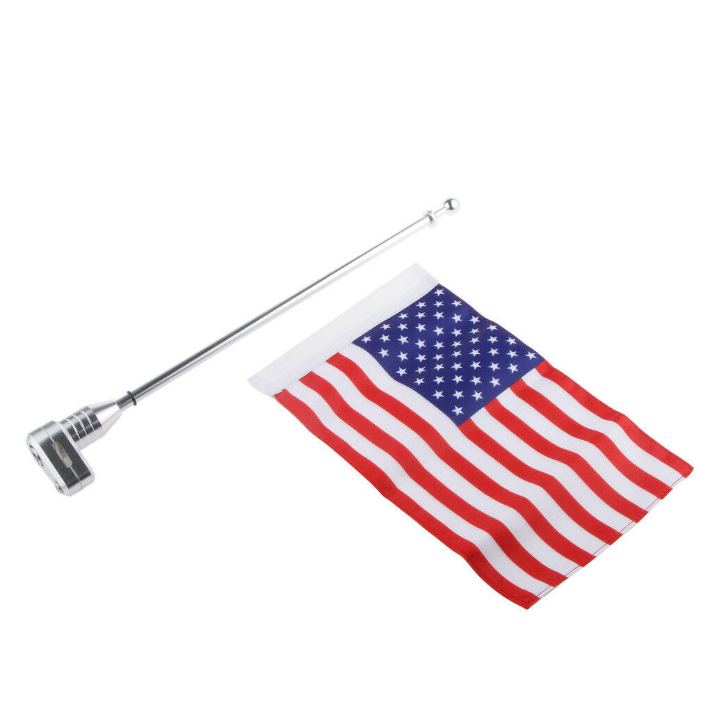 Motorcycle American  with Aluminum Pole 10x6 Inch for  XL883