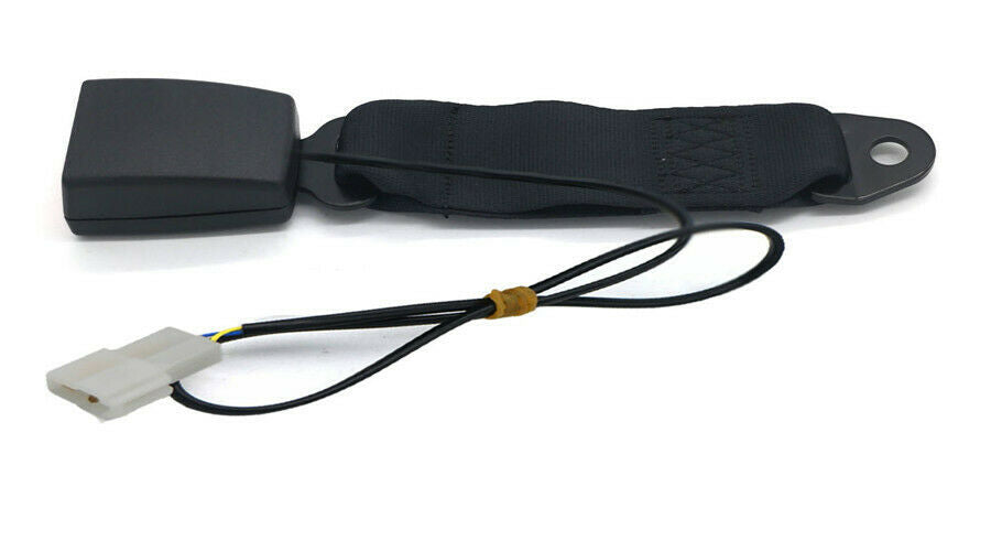 7/8'' Car Seat Belt Buckle Socket Plug Connector with Warning Cable Camlock USA