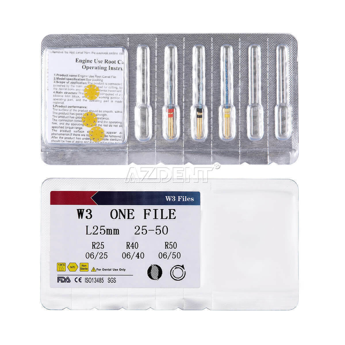 10X Dental One File Reciprocating Endodontic Root Canal Niti Endo Heat Activated