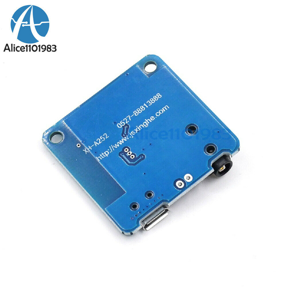 XH-A252 MP3 Bluetooth V5.0 Decoder Amplifier Module Board AUX Audio Amp Receiver