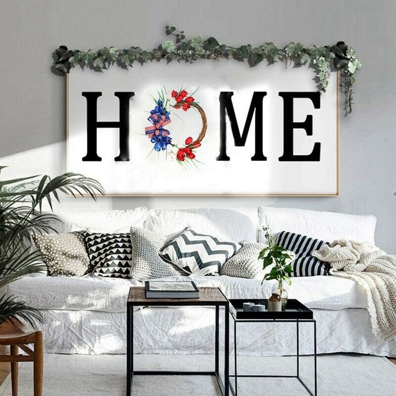 American Patriotic  Wreath July 4Th Independence Day Wreath for Front Door WF2Y9