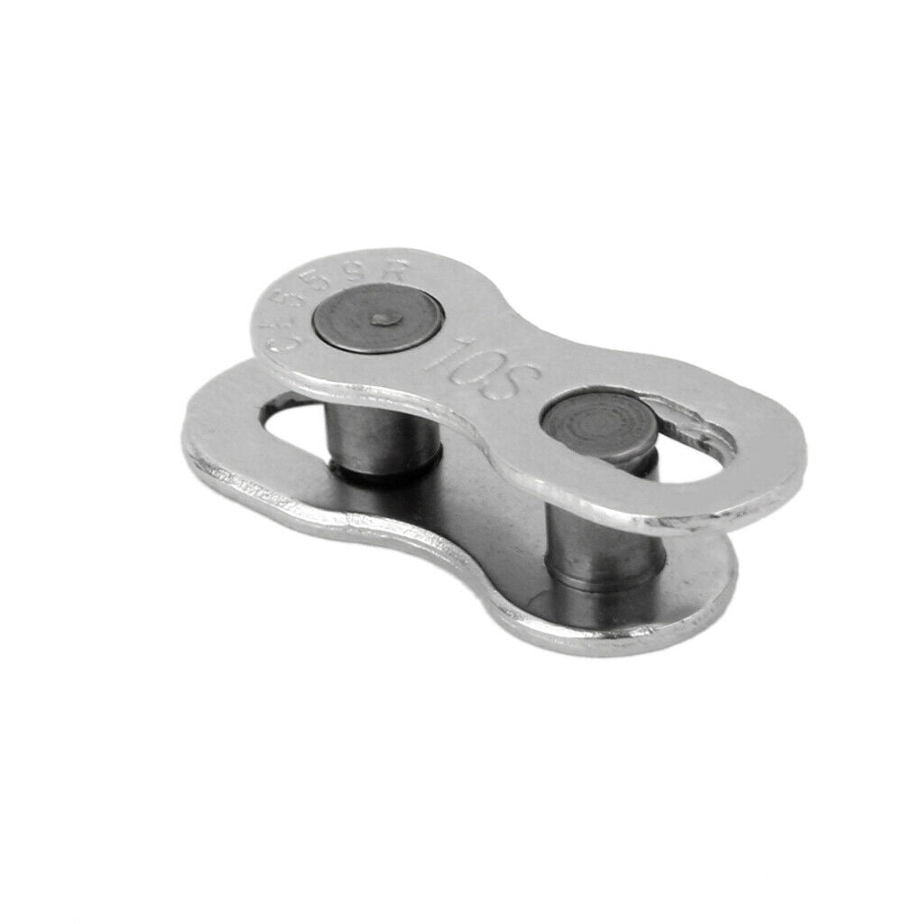 8x Missing Link Bike Reusable 10 Speed Steel Quick Link Coupling Chain Magic