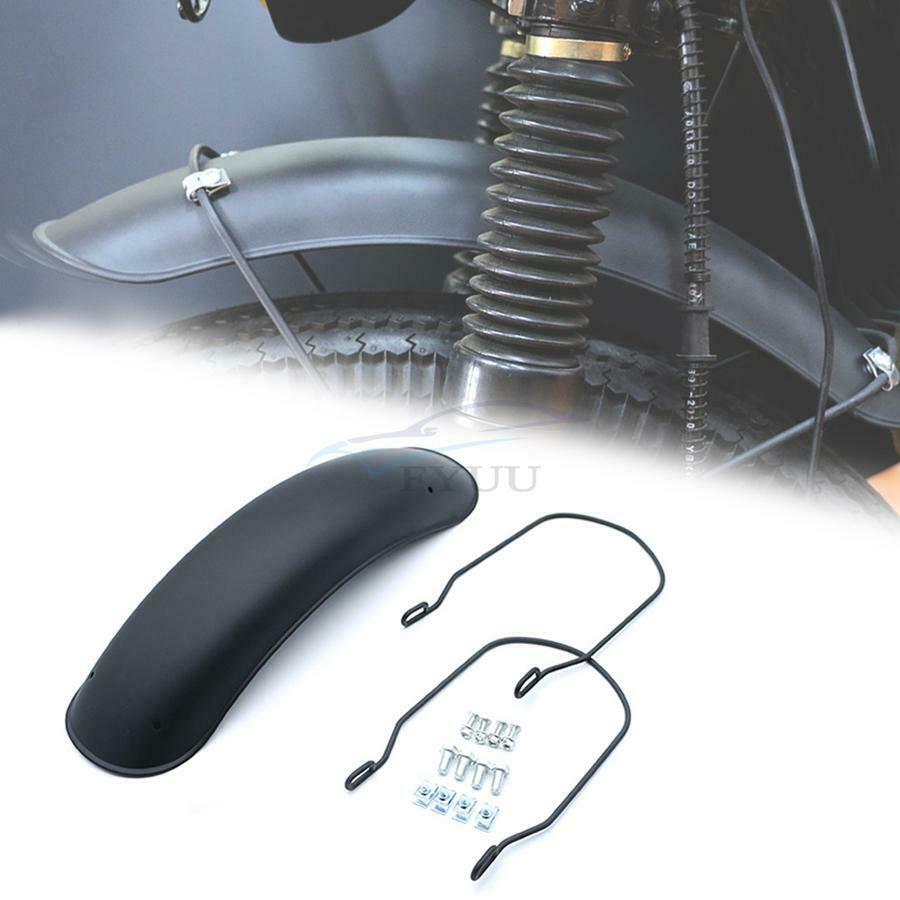 1Pcs Matte Black Metal Motorcycle Front Wheel Fender Protector Mudguard Cover