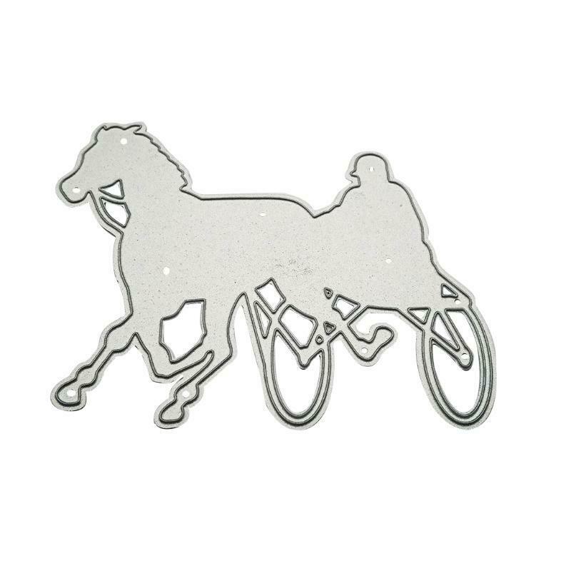 Carriage Metal Cutting Dies Stencil DIY Scrapbooking Album Paper Card Template