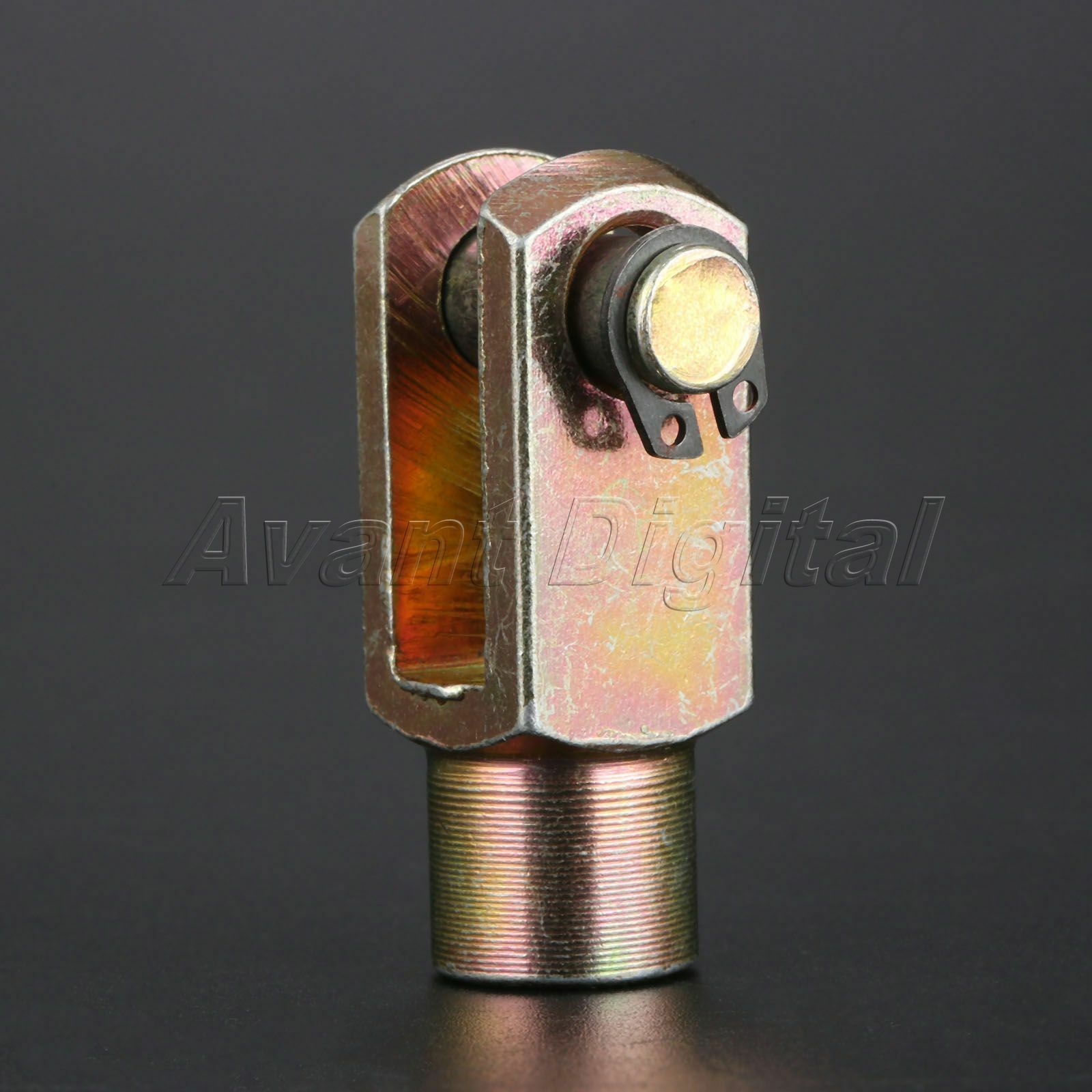 20mm Bore Thread M8x1.5mm Piston Rod Clevis Y Joint Connector Pneumatic Cylinder
