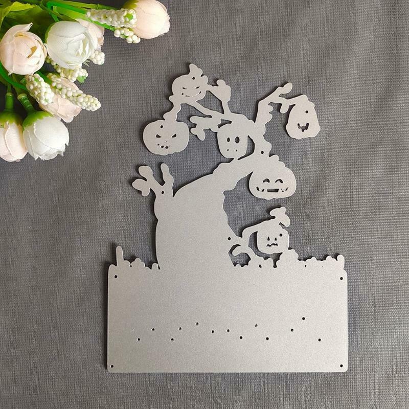 Metal Halloween Pumpkin Cutting Dies Stencil DIY Scrapbooking Album Paper Card