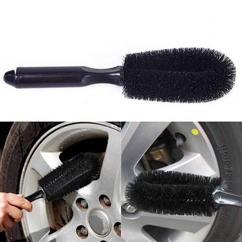 Wheel Tire Rim Scrub Brush Car Truck Motorcycle Bike-Washing Clean Tool Hand- XC