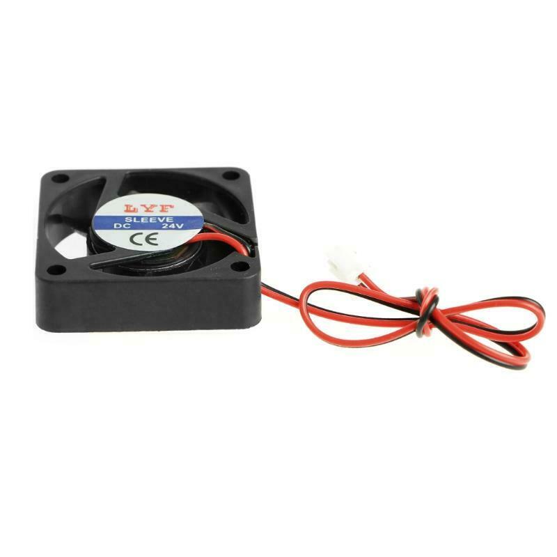 DC 24V 0.10A 2-Pin 40x40x10mm PC Computer CPU System Brushless Cooling Fan 4010