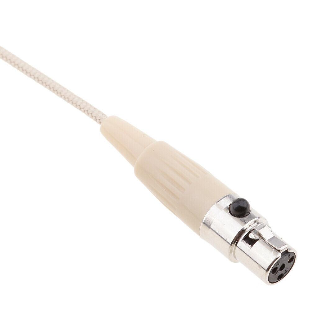 JY-533 XLR 4Pin Connector Dual Ear Hook Wired Headworn Megaphone Microphone