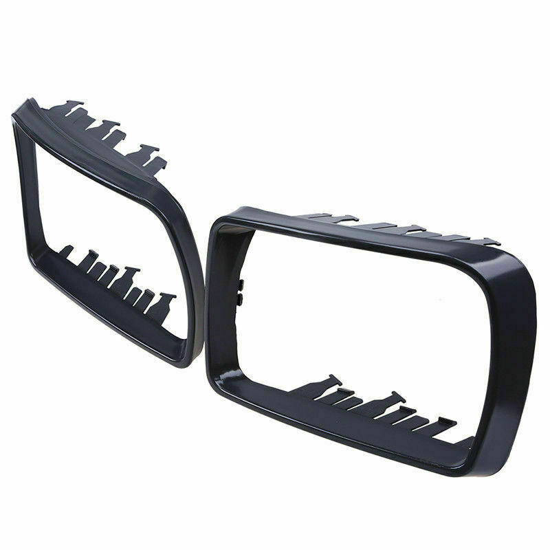 Pair Rearview Mirror Covers Skulls Black For BMW X5 E53 3.0d/3.0i/4.4i 1999-2006