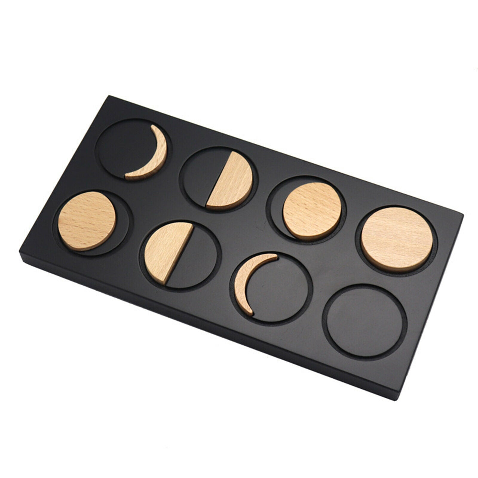 Science Toys Phases of Moon Puzzles Board Toys Playset for Toddlers Kids