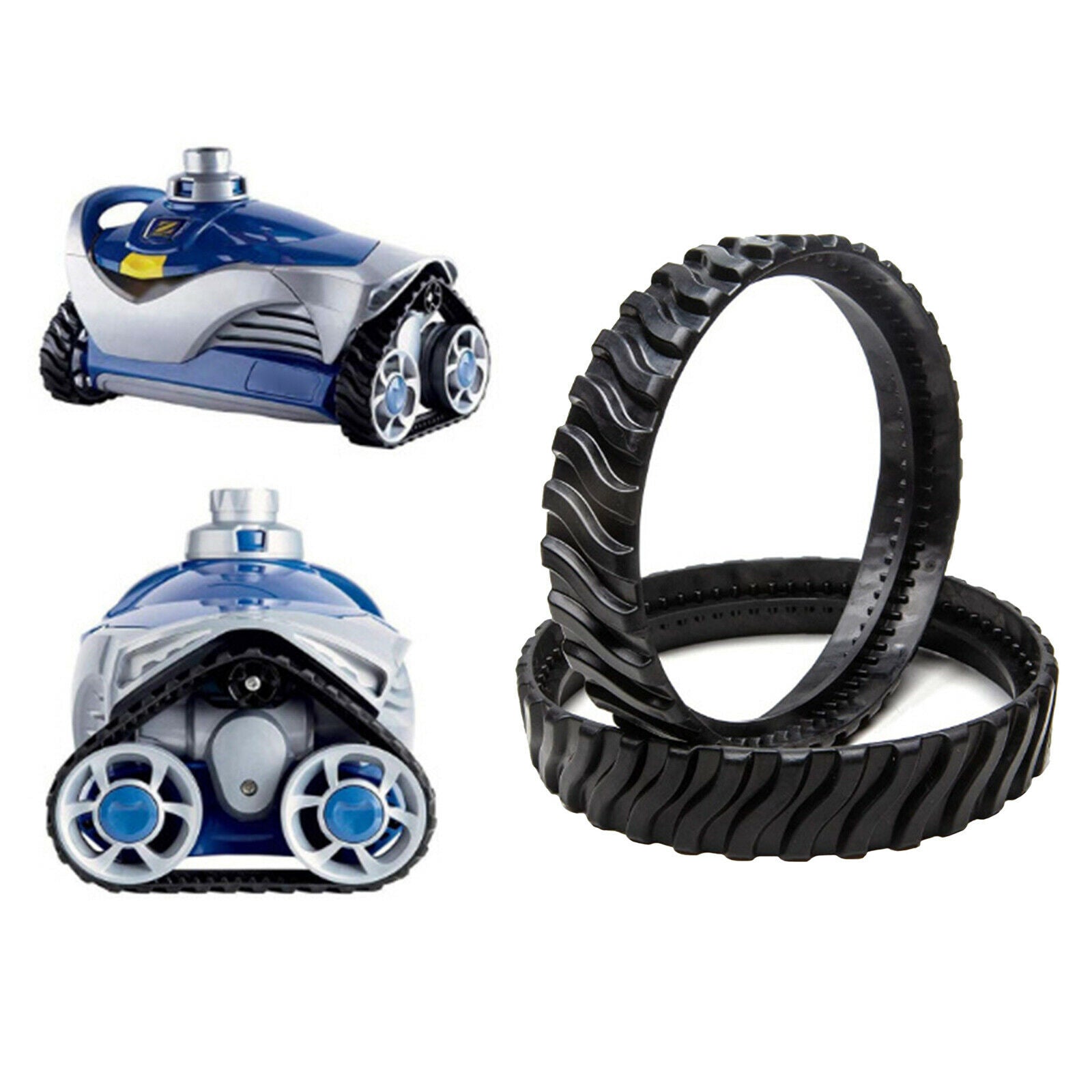 2x Pool Cleaner Tire Track Wheel Replace for Zodiac MX8 Elite OEM R0526100
