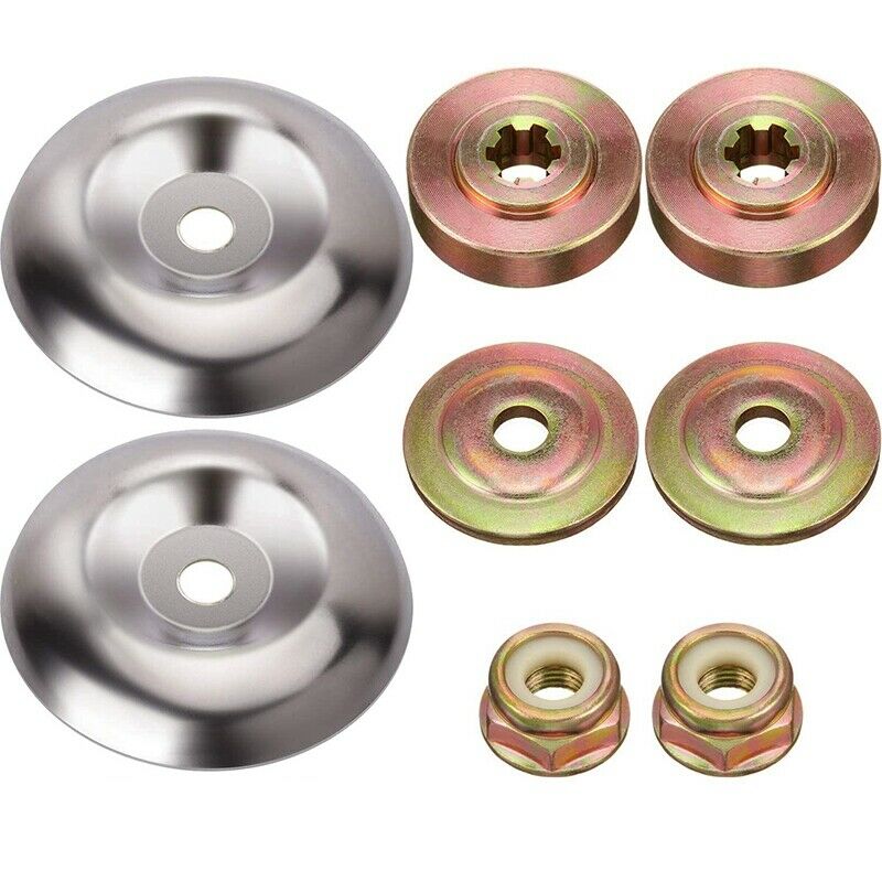 8 Pieces Weed Lawnmower Blade Adapter Kit Weed Grass Blade Adapter Include ThrY5