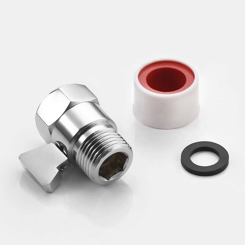 Brass Ball Valve with Handle, Water Flow Control Valve Regulator, Shower Head D1