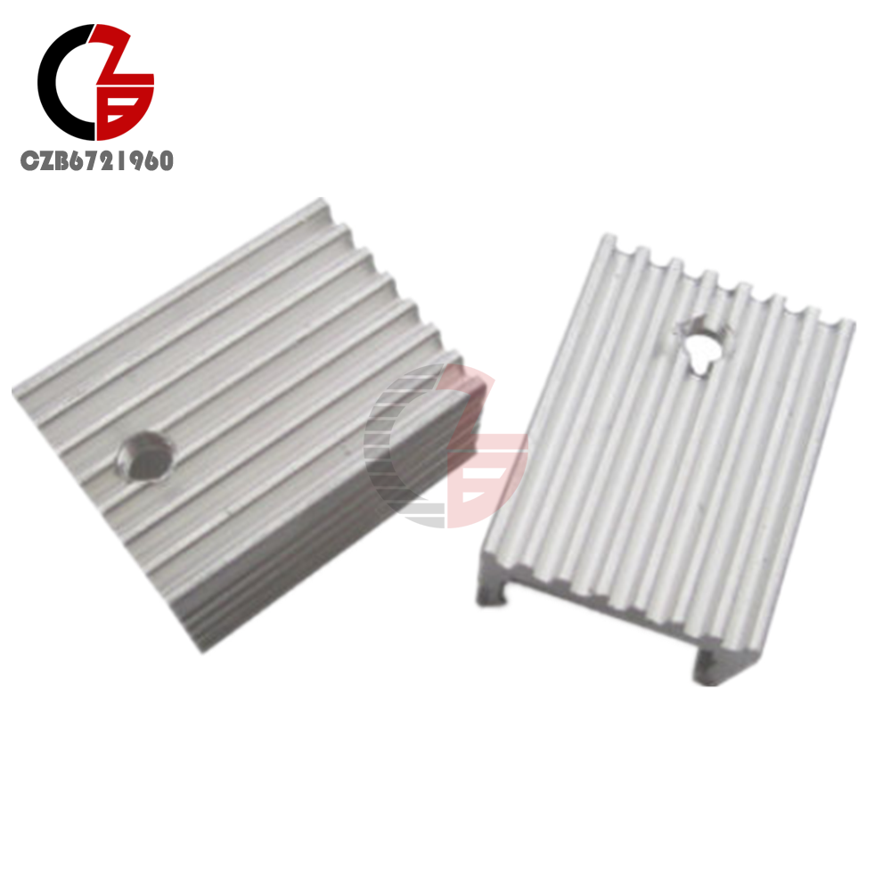 20PCS Heat Sink 21x15x10mm Aluminum Heat Sink TO-220 Transistors DIY C
