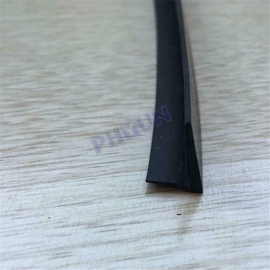 26FT Car Window Door Sealed Strips V Type Weatherstrip Black Rubber Universal
