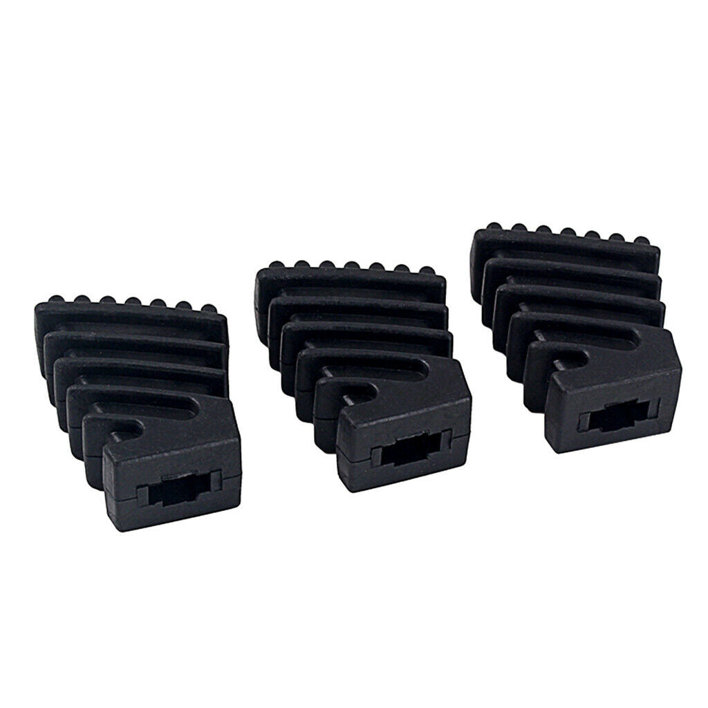 3 Pieces Small Rubber Feet Drum Rack System Feet for Drum Hardware Cymbal Stands