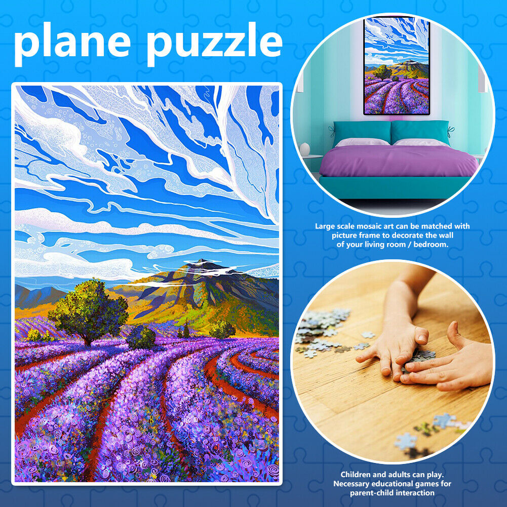 1000pcs DIY Cloud Mountain Garden Puzzle Educational Learning Jigsaw Toys @