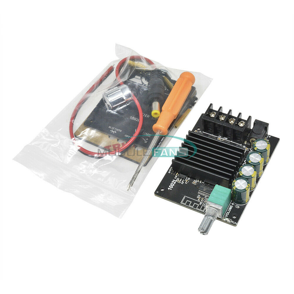 TPA3116 Mini 5.0 Bluetooth 2x100W High Power Amplifier Board Adjustable Button