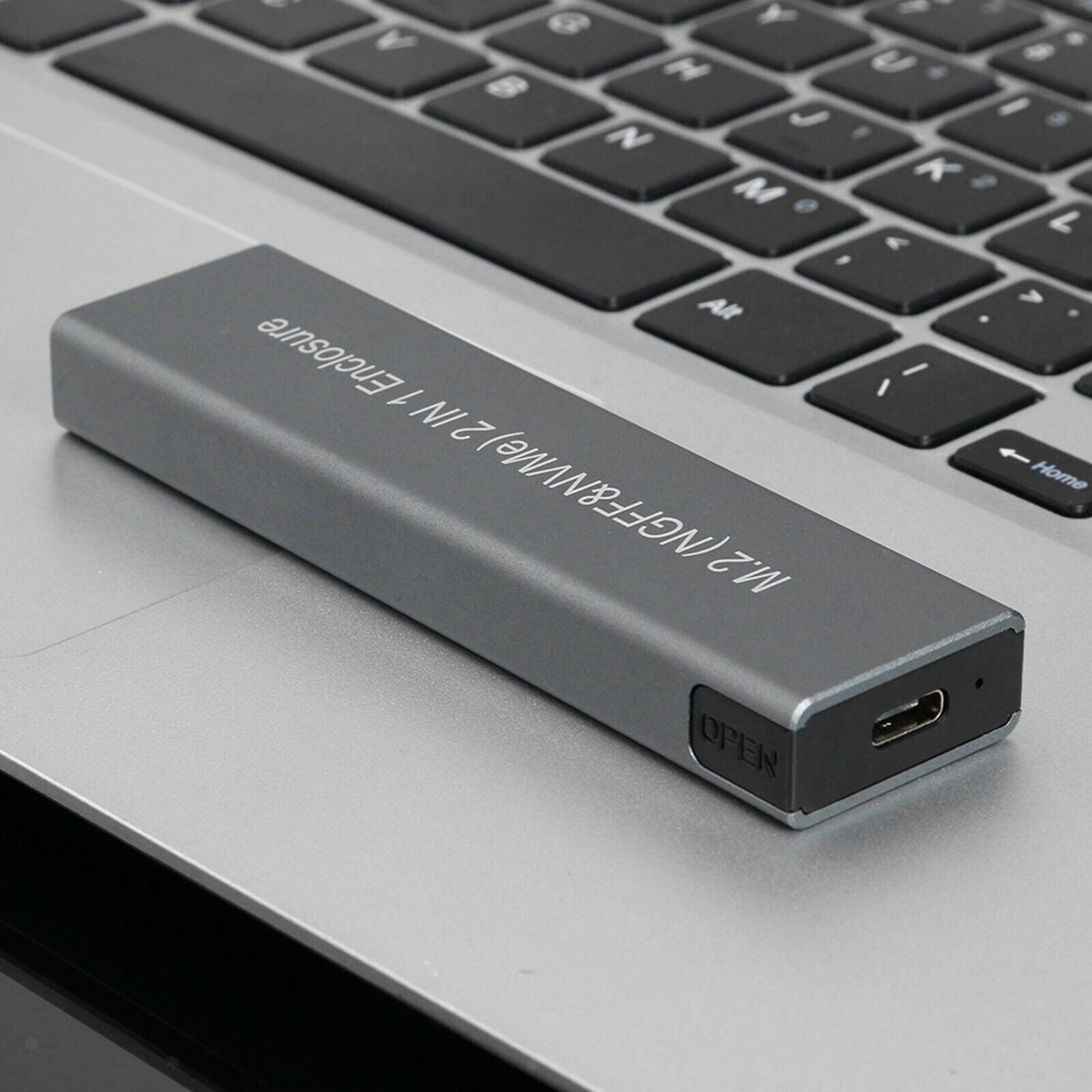 Aluminum M.2 NVME to USB 3.1 Enclosure Adapter for 2230 2242 NVMe SSD 10Gbps