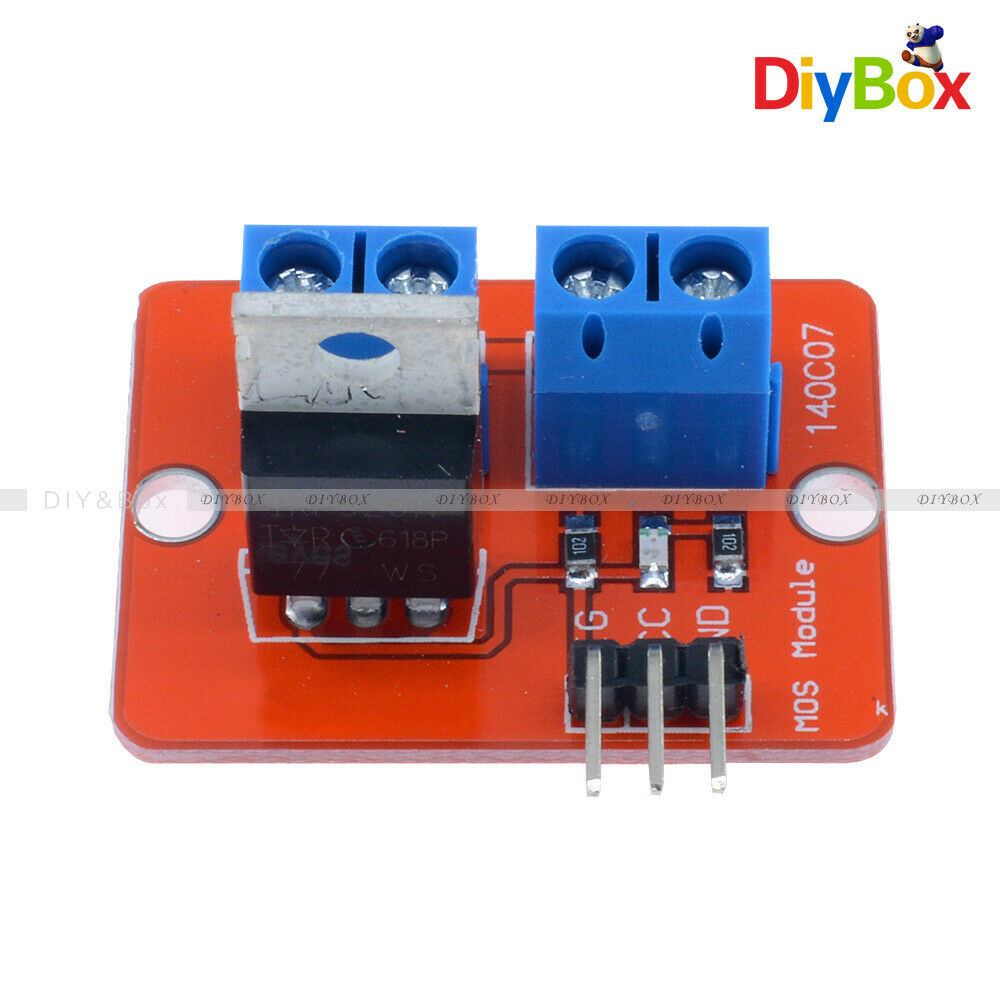 5Pcs New MOSFET Button IRF520 MOS FET Driver Module for Arduino ARM Raspberry pi