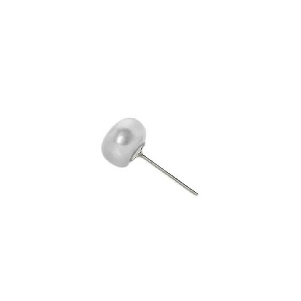400 Pack 4mm Blank Flat Pad Base Earring Posts with Back DIY Making Findings