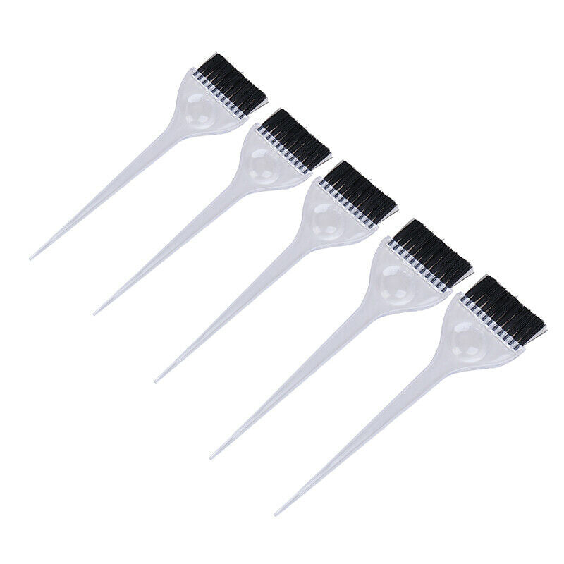 5 Pcs Hair Dye brush Professional Plastic Salon Application Coloring Brus.l8